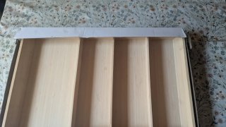 Bandeja cubertero Ikea bambú 52x50cm