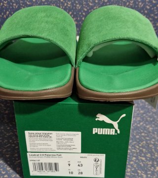 Chanclas Puma Leadcat 2.0 Palermo Foil Slides.