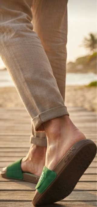 Chanclas Puma Leadcat 2.0 Palermo Foil Slides.