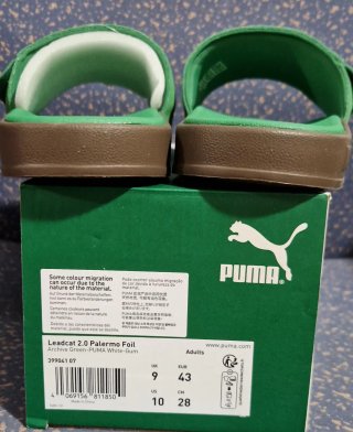 Chanclas Puma Leadcat 2.0 Palermo Foil Slides.