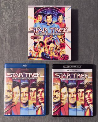 Confezione Star Trek 4 Film 4K Blu-Ray