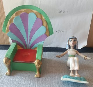 Figura resina Cleopatra 26 Astérix Atlas Plastoy