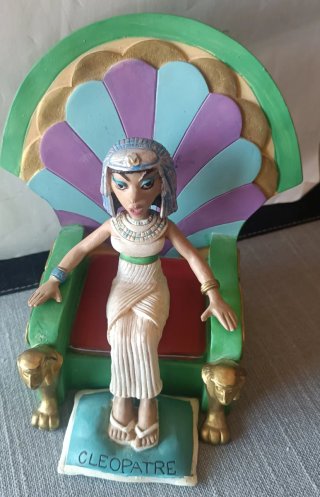 Figura resina Cleopatra 26 Astérix Atlas Plastoy