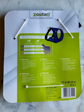 Arnés acolchado perro Zoofari (Talla M) – Nuevo