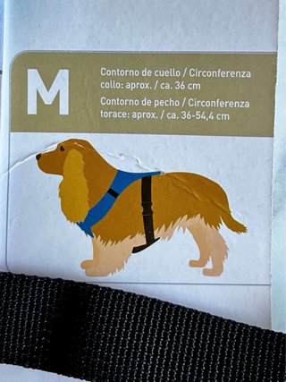Arnés acolchado perro Zoofari (Talla M) – Nuevo