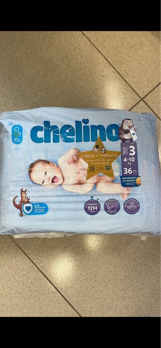 Pañales Chelino Talla 3 (4-10 kg)
