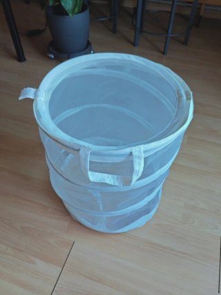 Cubo para ropa sucia plegable