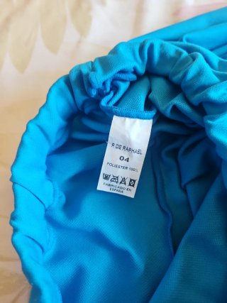 Falda flamenca azul