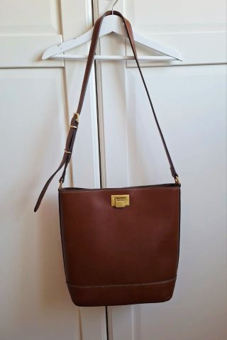 Bolso bandolera marrón