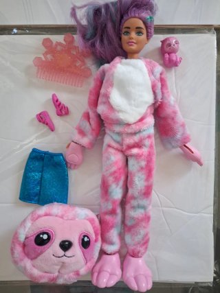 Lote 4 Muñecas Barbie cutie reveal + Accesorios