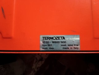 Stufetta Elettrica Vintage Termozeta Mini Line