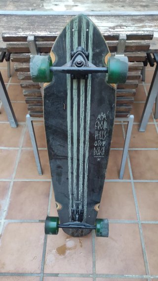 Longboard Oxelo Negro