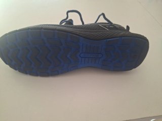 Zapatos Sparco seguridad negros y azules