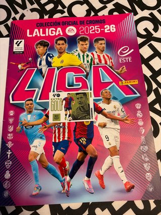 Álbum cromos Laliga 2025-26 + cartas