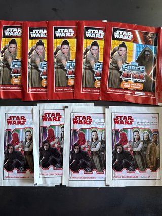 Sobres Cartas Star Wars Carrefour