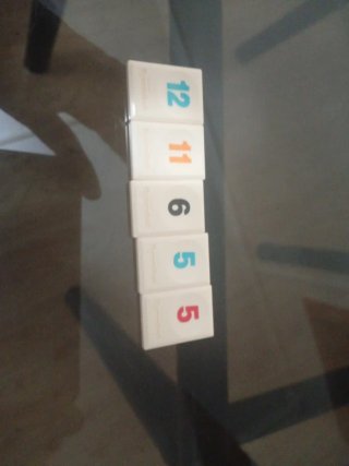 5 Fichas Rummikub Travel (12,11,6,5,5)
