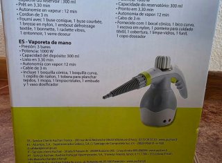 Vaporeta Selecline con accesorios