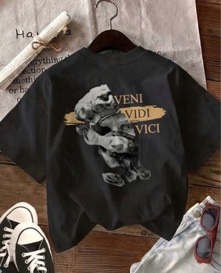 Camiseta Veni Vidi Vici Talla Única