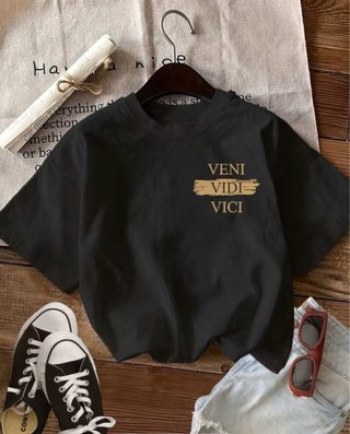 Camiseta Veni Vidi Vici Talla Única