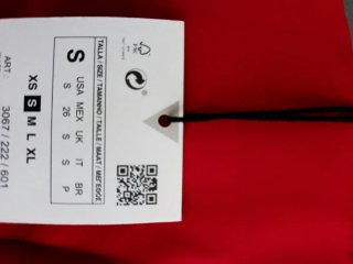 Minifalda Zara Roja Talla S