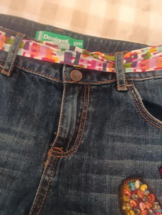 Pantalones cortos vaqueros Desigual niña