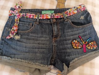 Pantalones cortos vaqueros Desigual niña