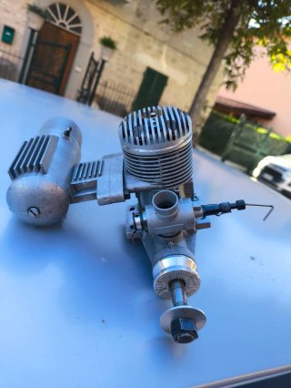 Motore aereo simil OS Supertigre asp 120 20cc