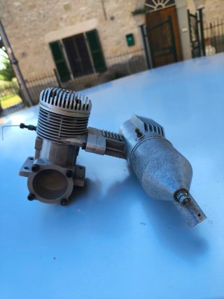 Motore aereo simil OS Supertigre asp 120 20cc