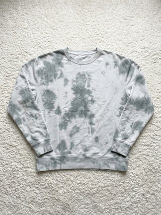 Sudadera Pull&Bear STWD gris tie-dye L