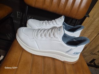 Scarpe Skechers Uomo Bianco Blu