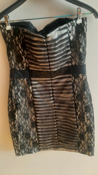 Vestido Blanco encaje talla 38
