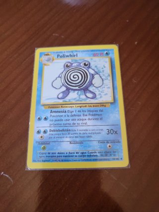 Carta Pokémon Poliwhirl 38/102