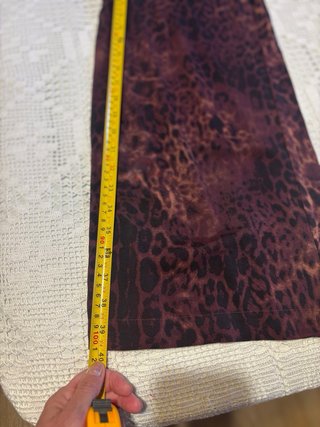 Pantalón ancho estampado leopardo Calzedonia