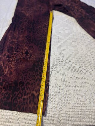Pantalón ancho estampado leopardo Calzedonia