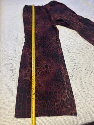 Pantalón ancho estampado leopardo Calzedonia