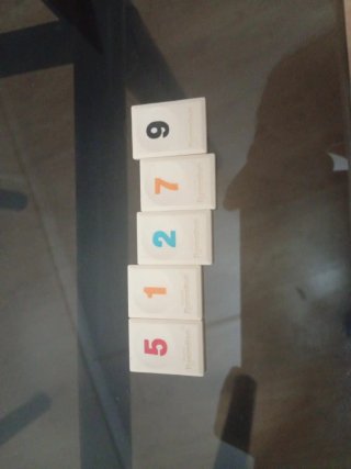 5 Fichas Rummikub Travel (5,1,2,7,9)