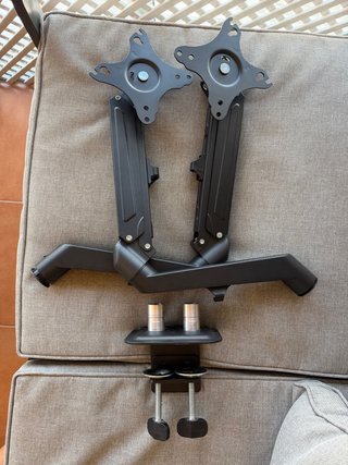 Soporte Doble Monitor VESA Negro