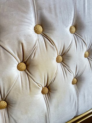 Cama Royal 150cm Beige/Dorado