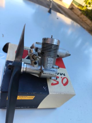 Motore O.S. MAX 25 FP per Aeromodellismo vintage
