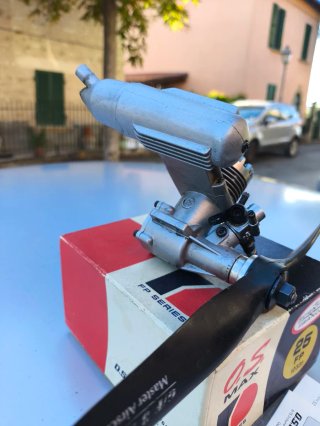 Motore O.S. MAX 25 FP per Aeromodellismo vintage