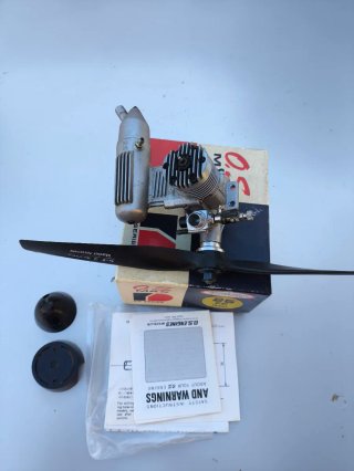 Motore O.S. MAX 25 FP per Aeromodellismo vintage