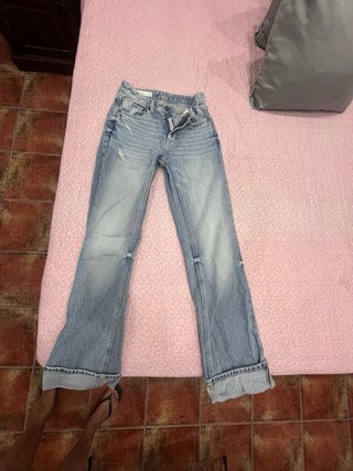 Pantalón Stradivarius azul