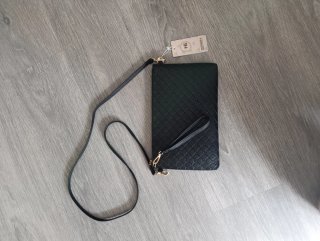 Bolso de hombro o de mano Herbosa negro