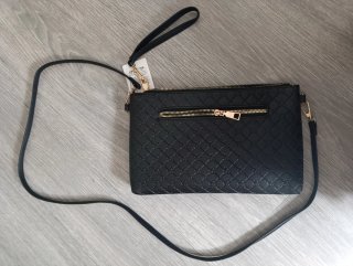 Bolso de hombro o de mano Herbosa negro