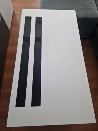 Mesa de centro elevable moderna madera y cristal