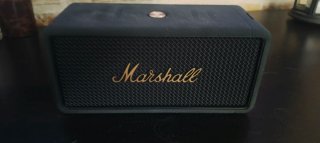 Marshall Middleton Altavoz Bluetooth Negro Dorado