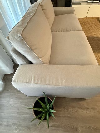 Dos sofás de 3 plazas Ikea Kivik gris