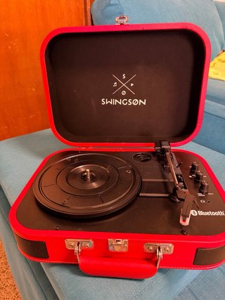 Tocadiscos Maleta SWINGSON Rojo