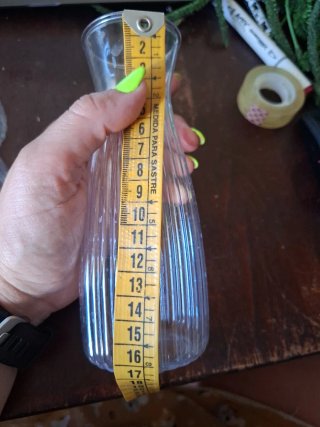 Juego de 10 jarrones de plástico
