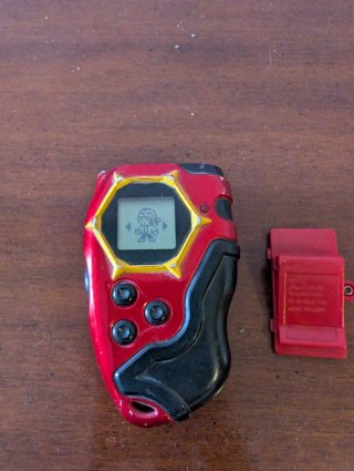 Digivice D-Tector Bandai Rojo